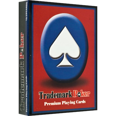 Trademark Poker Premium Poker Size Playing Cards, Blue (844296037636)