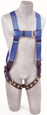 Capital Safety 5-Point Adjustment Harness, Universal, 310 lbs. Capacity, Blue (AB17550)