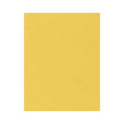 LUX Colored Paper, 28 lbs., 8.5 x 11, Goldenrod Yellow, 250 Sheets/Pack  (81211-P-43-250)