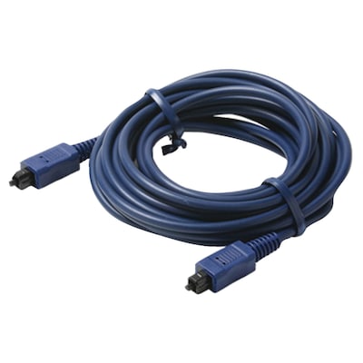 STEREN® 12' Fiber Optical Digital Audio Cable, Blue
