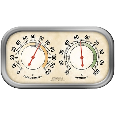 Springfield Indoor Thermometer With Humidity Meter (TAP901131)