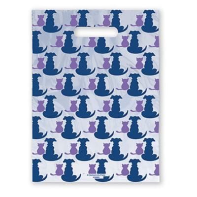 Medical Arts Press® Veterinary Scatter Print Bags,11x15,  Dog and Cat Backs