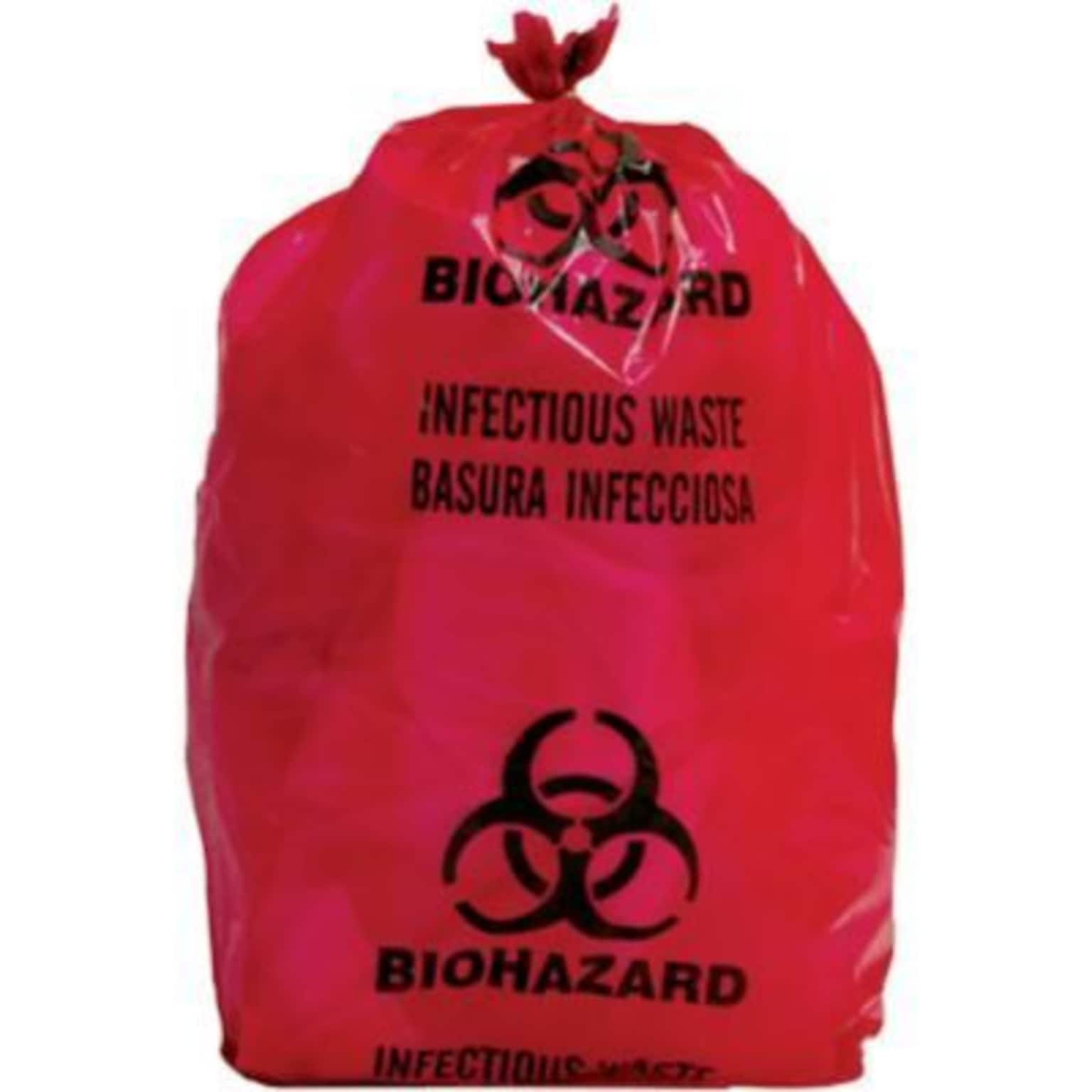 Biomedical Waste Disposal Systems; Infectious Waste Bags, 5-Gallon, 20 Bags/Roll  | Quill.com