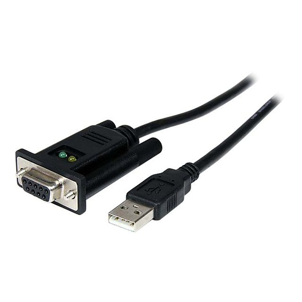 StarTech® 3.3' USB/DB9 SRL ADTR CBL W/FTDI | Quill.com