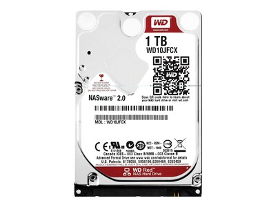 WD® Red™ 1TB 2.5" SATA INTRNL Hard Drive | Quill.com