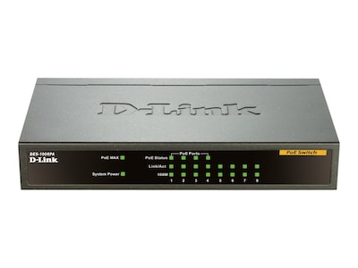 8-Port PoE Unmanaged Fast Ethernet Switch
