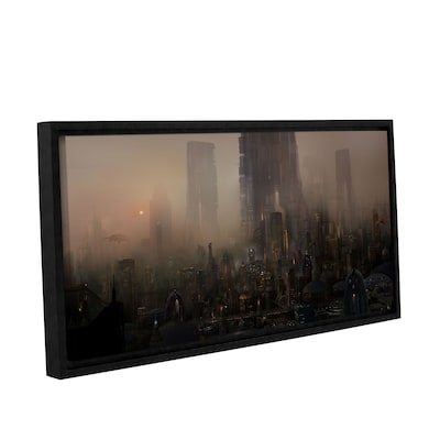 ArtWall Cohabitations Gallery-Wrapped Canvas 24 x 48 Floater-Framed (0str005a2448f)