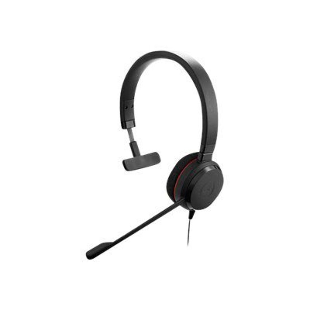 Jabra EVOLVE 20 MS Wired Mono Headset w/Mic | Quill.com