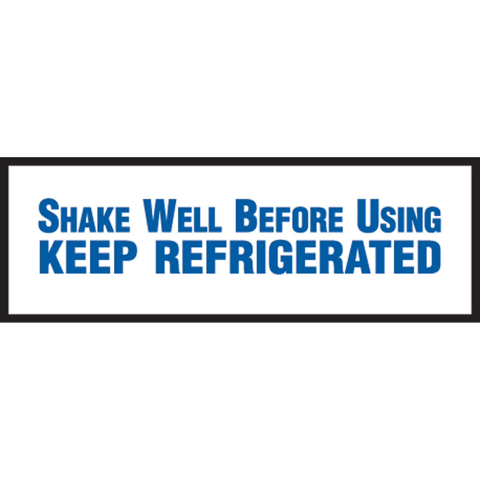Medical Arts Press® Veterinary Medication Instruction Labels, Shake Well/Keep Refrigerated, White, 1/2x1-1/2, 500 Lbls
