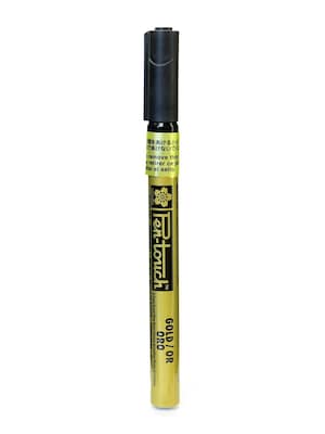 Sakura Pen-Touch Marker 0.7 Mm Extra Fine Gold [Pack Of 4]