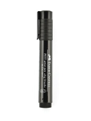 Faber-Castell Pitt Big Brush Artist Pens Black 199 [Pack Of 4] | Quill.com
