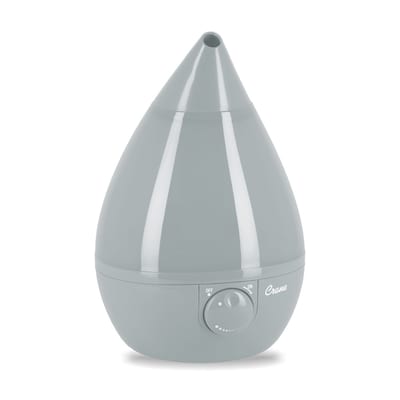 Crane Drop Ultrasonic Cool Mist Humidifier Grey (EE-5301GR) | Quill.com