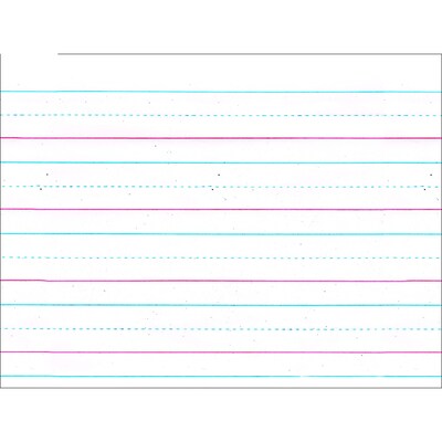 Zaner-Bloser Broken Midline Sulphite Paper