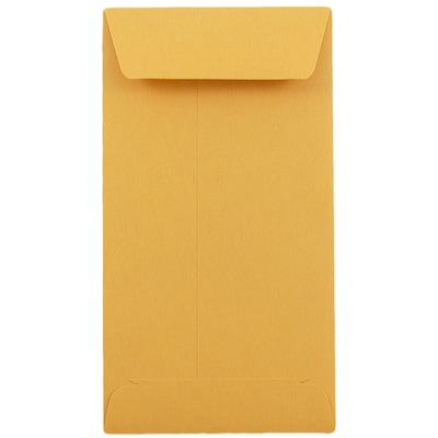 JAM Paper #7 Kraft Coin Envelope, 3 1/2 x 6 1/2, Brown Kraft, 1000/Carton (95125B)