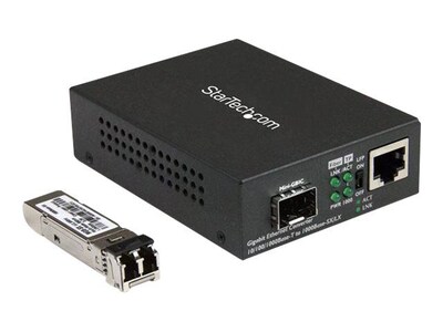 StarTech MCM1110MMLC Brown 1 Gbps Gigabit Ethernet Fiber Media Converter