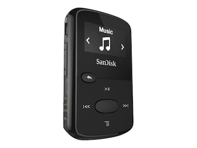 SanDisk Clip Jam SDMX26-008G-G46K 8GB Flash MP3 Player; Black | Quill.com