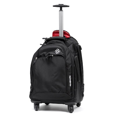 Samsonite MVS Spinner Backpack, Black