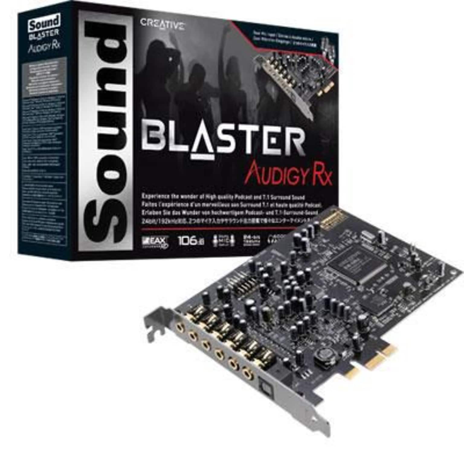 Sound Blaster 70SB155000001 Audigy RX PCI Express x1 Sound Card | Quill.com
