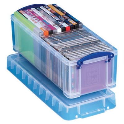 Really Useful Box® 9 Liter Snap Lid Storage Bin, Clear, 4/Pack (9LC-PK4C) |  Quill.com
