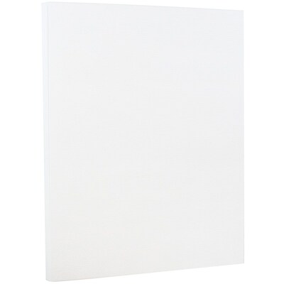 JAM Paper Strathmore 88 lb. Cardstock Paper, 8.5 x 11, Bright White, 250 Sheets/Ream (301005B)