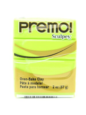 Sculpey Premo Premium Polymer Clay Wasabi 2 Oz. [Pack Of 5] (5PK-PE02-5022)