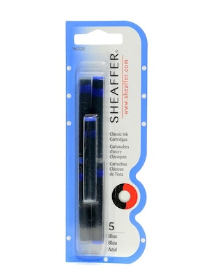Sheaffer Calligraphy Ink Cartridges Blue [Pack Of 4] (4PK-96320)