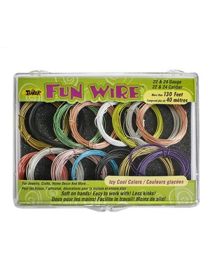 Toner Crafts Fun Wire Assortments Icy 22  And  24 Gauge (85016)