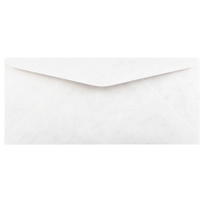 JAM Paper #9 Tear-Proof Tyvek Envelopes, 3.875 x 8.875, White, 25/Pack (2131080)