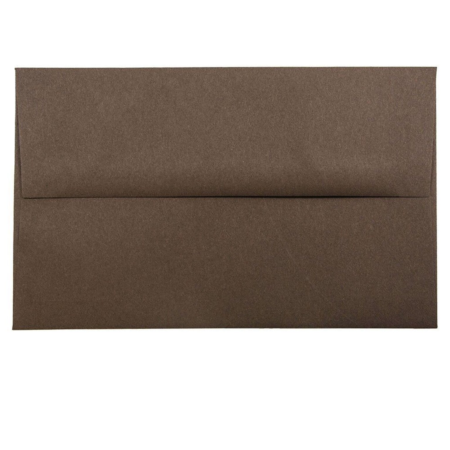 JAM Paper® A10 Invitation Envelopes, 6 x 9.5, Chocolate Brown Recycled, 25/Pack (233713)