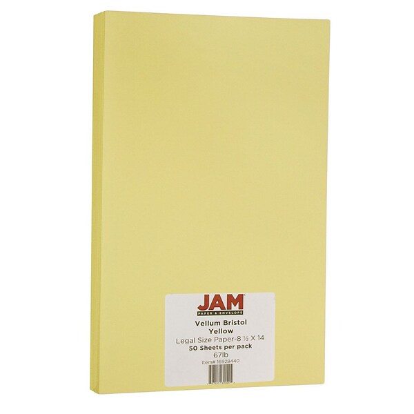 Astrobrights 65 lb. Cardstock Paper, 8.5 x 11, Sunburst Yellow, 250  Sheets/Pack (WAU22791)