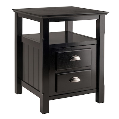Winsome Trading Timber Side Table, Black, Each (20920WTI) | Quill.com