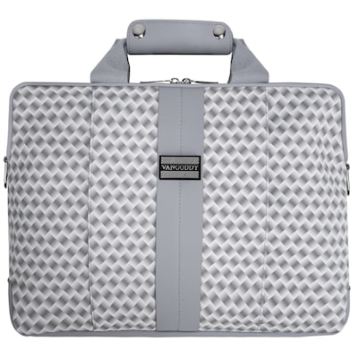 Vangoddy Melissa Shoulder Bag Fits up to 13 Notebook White/Gray