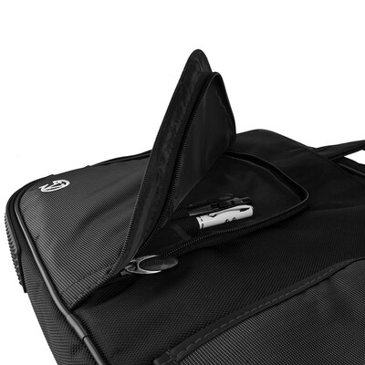 Vangoddy Pindar Laptop Sleeve Messenger Shoulder Bag Fits up to 15" Laptops - Large (Black)