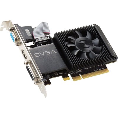 EVGA® NVIDIA GeForce GT 710 DDR3 PCI Express 2.0 x16 1GB Graphic Card |  Quill.com