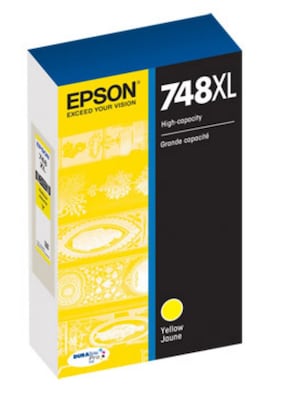 Epson T748XL Yellow High Yield Ink Cartridge