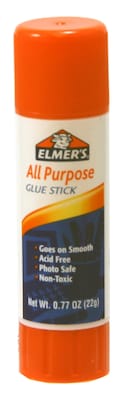 Elmers Glue Sticks, 0.77 oz., White (E516)