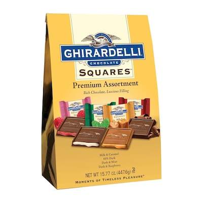 Ghirardelli Premium Assortment Chocolate Squares, 15.77 oz. (62273)
