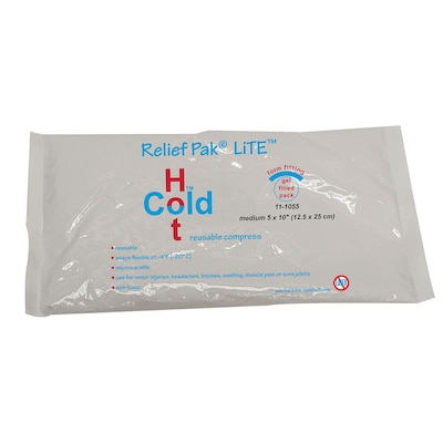Relief Pak Lite Reusable Hot/Cold Pack, 5 x 10", Case of 24