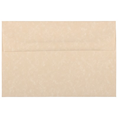 JAM Paper® A8 Parchment Invitation Envelopes, 5.5 x 8.125, Brown Recycled, Bulk 250/Box (52066H)