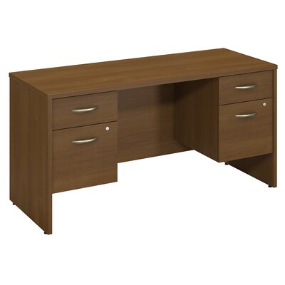 UPC 042976038564 product image for Bush Business Furniture Westfield 60W x 24D Desk Credenza with 2 Pedestals, Warm | upcitemdb.com