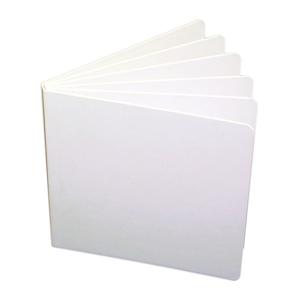 Ashley Hardcover Blank Book, White