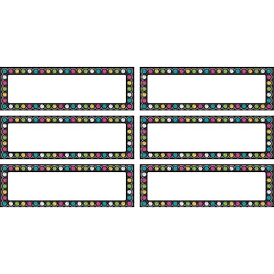 Teacher Created Resources Chalkboard Brights Labels Magnetic Accents, 20/Pack (TCR77299)