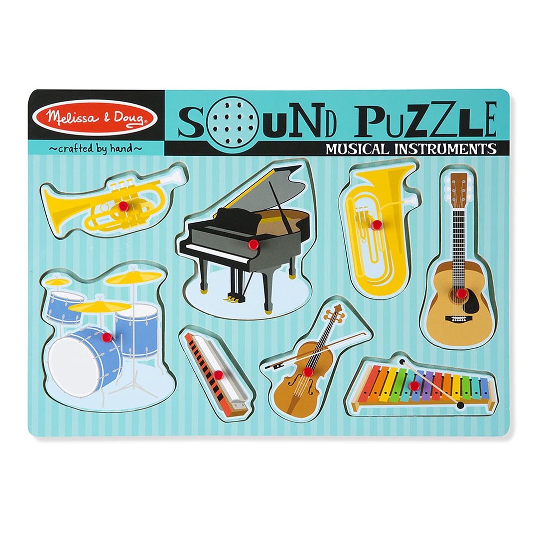 Melissa & Doug® Musical Instruments Sound Puzzle | Quill.com