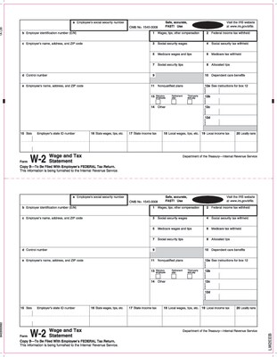 TOPS 2020 W-2 Tax Form, 1-Part Copy B, White, 100 Forms/Pack (LW2EEBQ ...