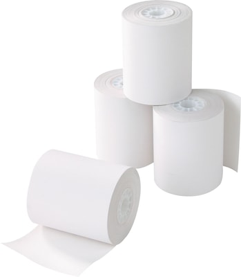 Staples® Thermal Paper Rolls, 1-Ply, 2 1/4 x 80, 10/Pack (452175)