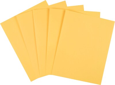 Pastel Colored Copy Paper, 8-1/2x11, Goldenrod Yellow