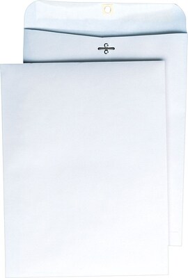 Quality Park Clasp Catalog Envelope, 9" x 12", White, 100/Box (38390)