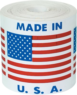 Tape Logic Made in U.S.A. Staples® Shipping Label, 4 x 4, 500/Roll