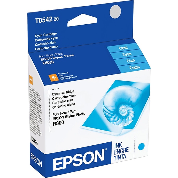 Epson T054 Cyan Standard Yield Ink Cartridge | Quill.com