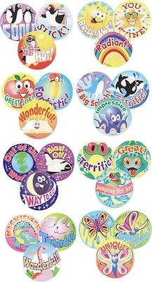 Trend Stinky Stickers Praise Words Jumbo Variety Pack, Assorted Scented  Stickers, 432 Stickers/Pk | Quill.com